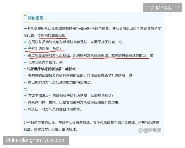 越位干扰判罚标准：什么动作才算影响防守？